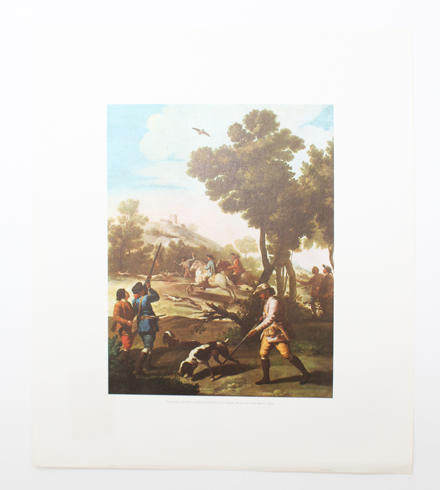 After Goya Offset Lithograph Prints on Paper