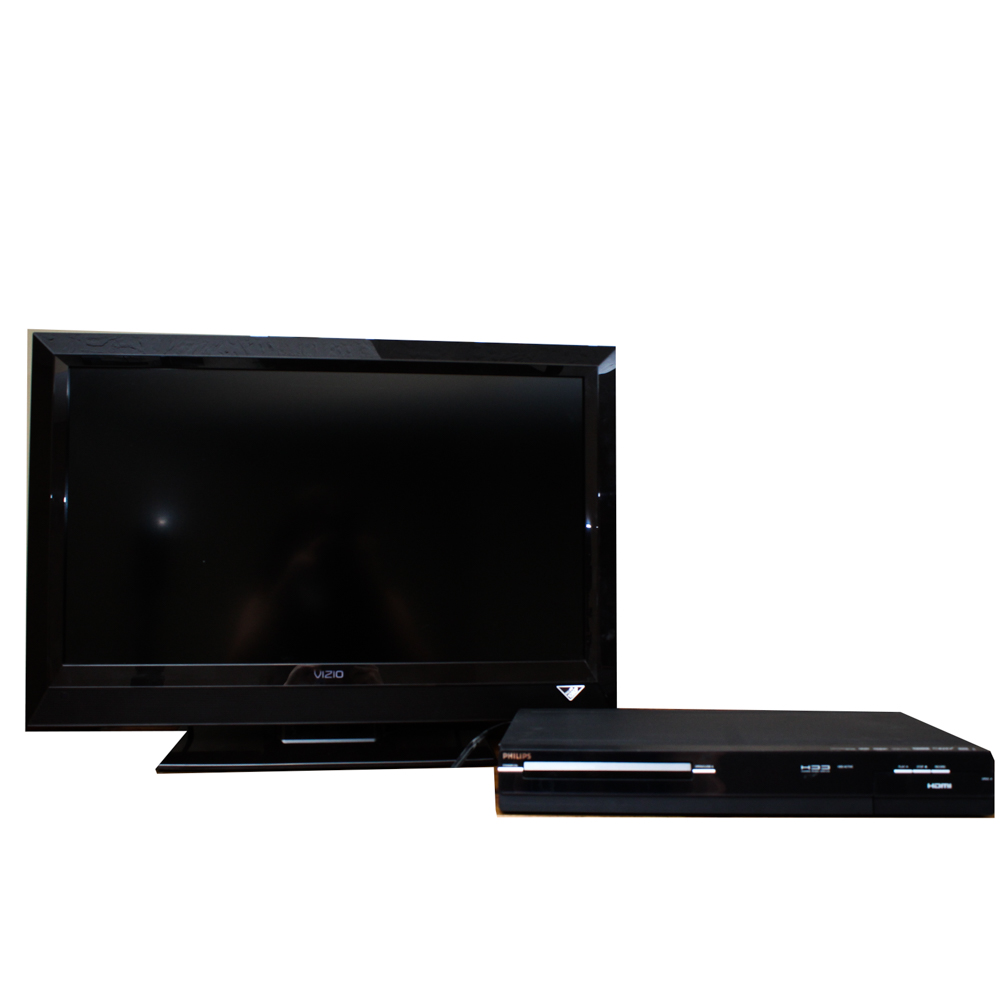 Vizio LCD 26" Television With Phillips HDD DVD Player