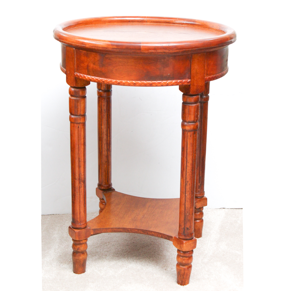 Cherry Stained Accent Table
