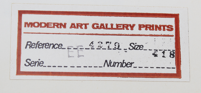 Collection of Offset Lithograph Prints on Paper