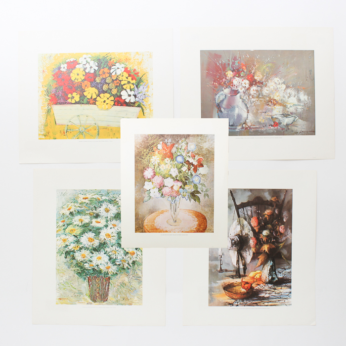 Collection of Offset Lithograph Prints on Paper
