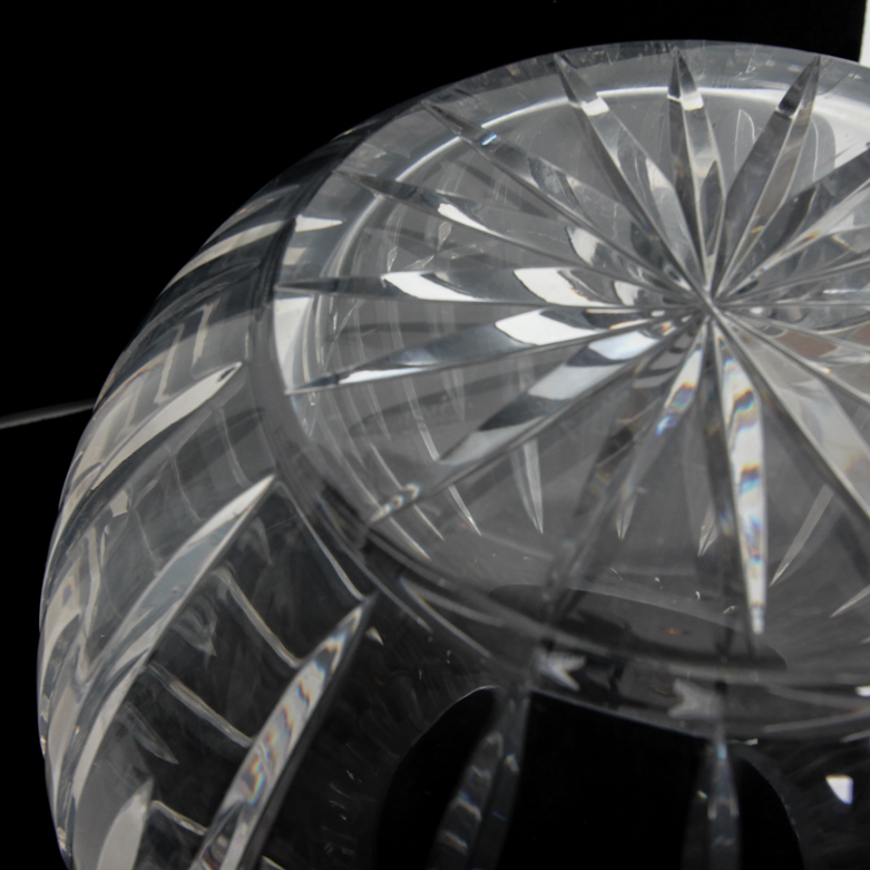 Group of Ceskci Hand-Cut Crystal Vases