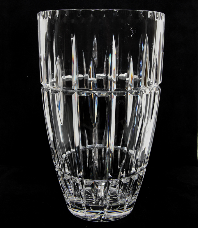 Group of Ceskci Hand-Cut Crystal Vases