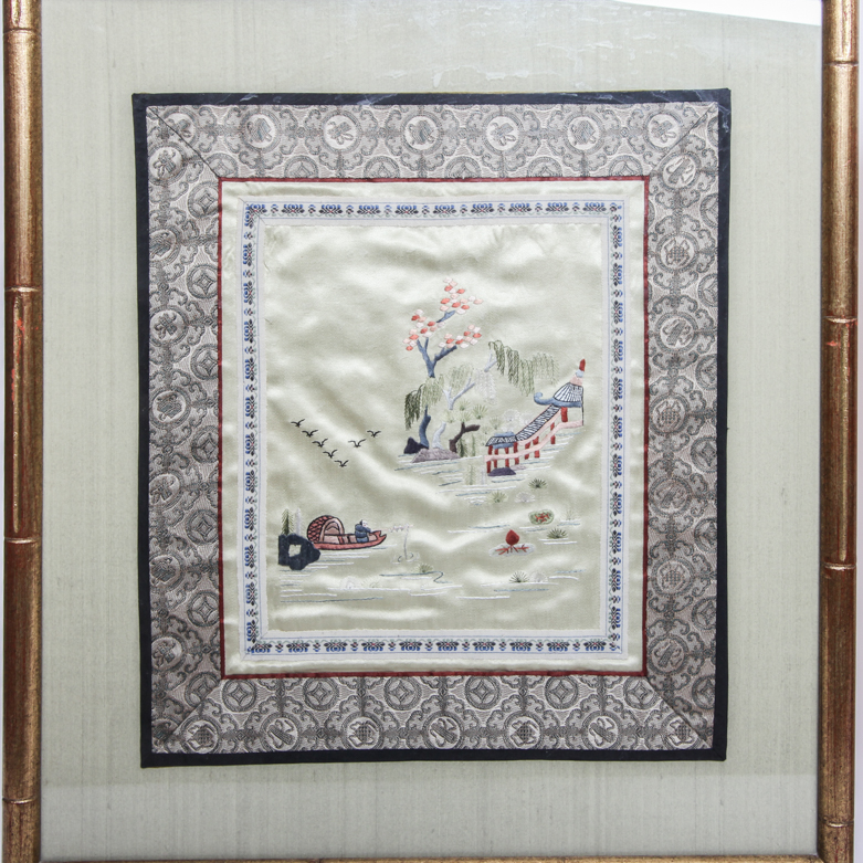 Chinese Silk Wall Embroideries