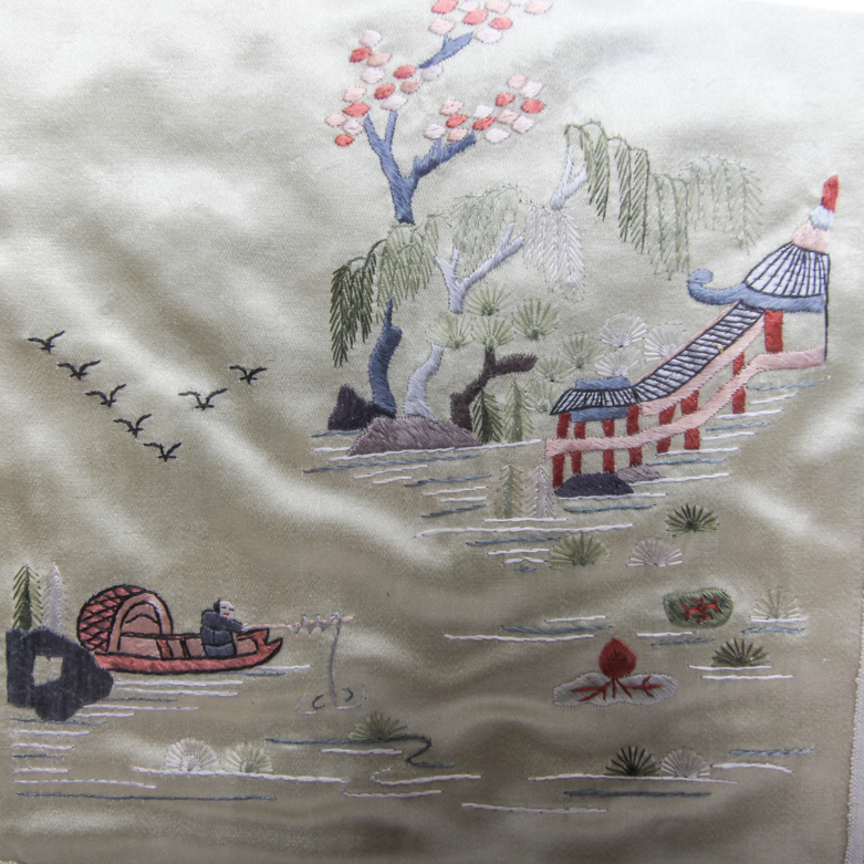Chinese Silk Wall Embroideries