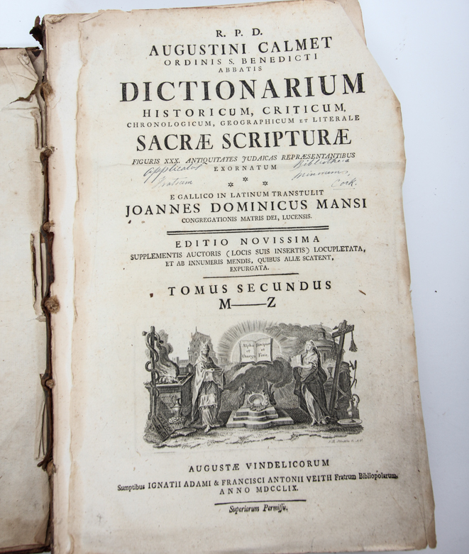 18th Century Latin Books