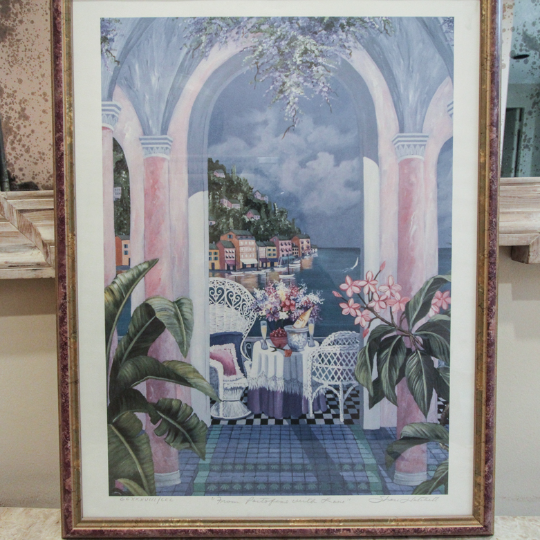 Shari Hatchett Limited Edition Offset Lithograph "From Portofino With Love"