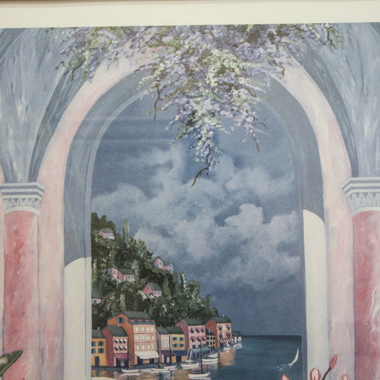 Shari Hatchett Limited Edition Offset Lithograph "From Portofino With Love"