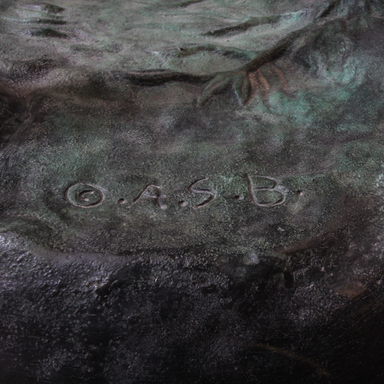 Bronze Sculpture After Antoine-Louis Barye "Arab on Horseback"