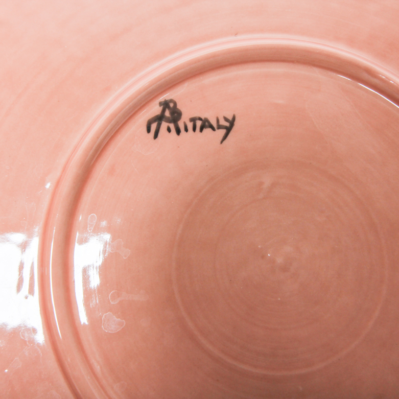 Vintage Pink Ceramic Tableware including Boch Fes La Louviere and Mikasa