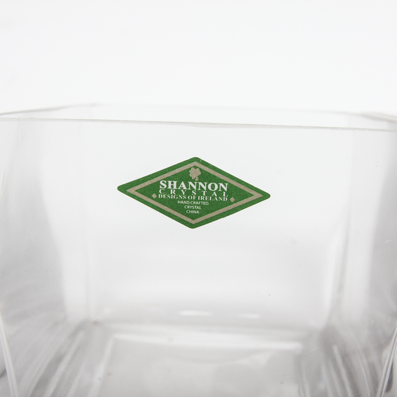 Shannon Crystal and Godinger Flatware Caddy