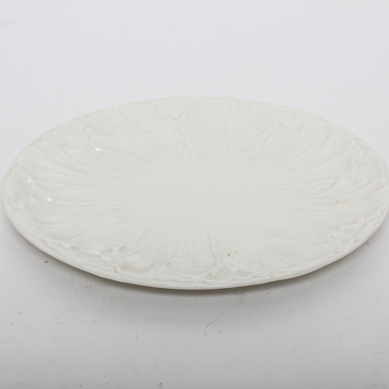 Vintage 1978 Whittier Pottery White Cabbage Leaf Tureen