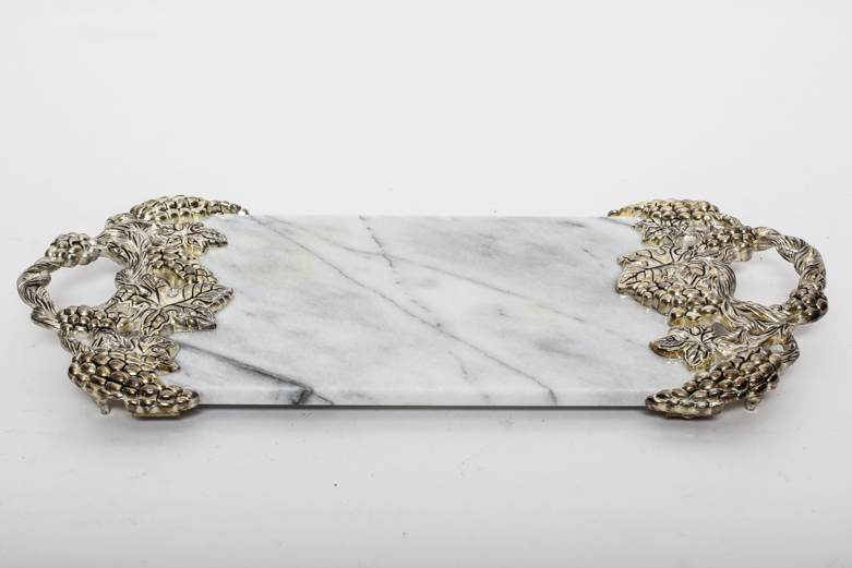 Pair of Vintage Serving Trays including Godinger and Bruce Fox Design