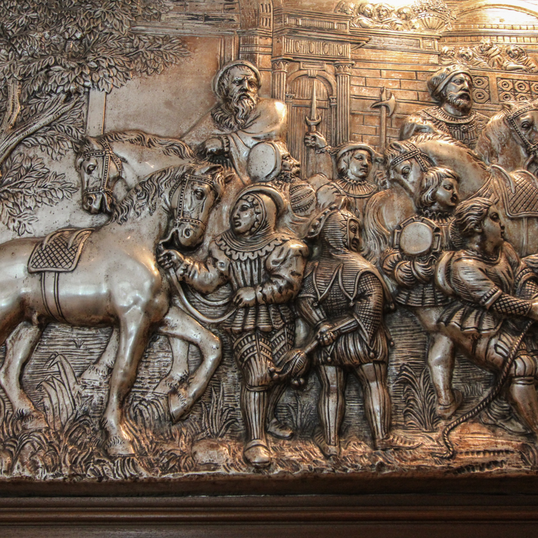 Framed Bas Relief of 16th Century Nobles