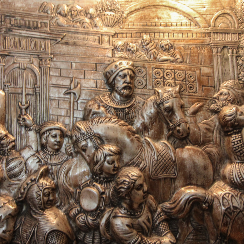 Framed Bas Relief of 16th Century Nobles
