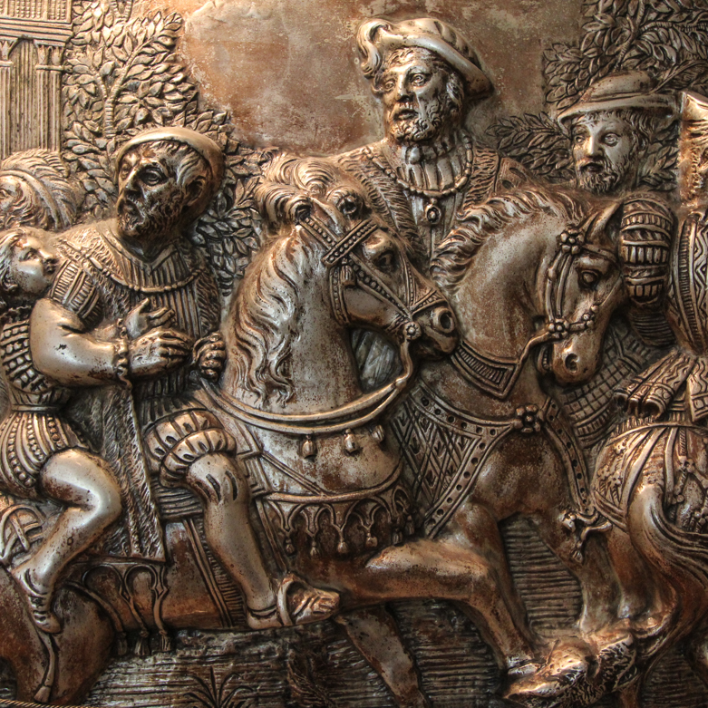 Framed Bas Relief of 16th Century Nobles