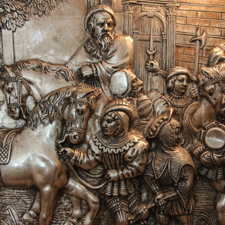 Framed Bas Relief of 16th Century Nobles