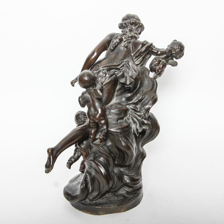 Reproduction Michel Claude Clodion Bronze Sculpture
