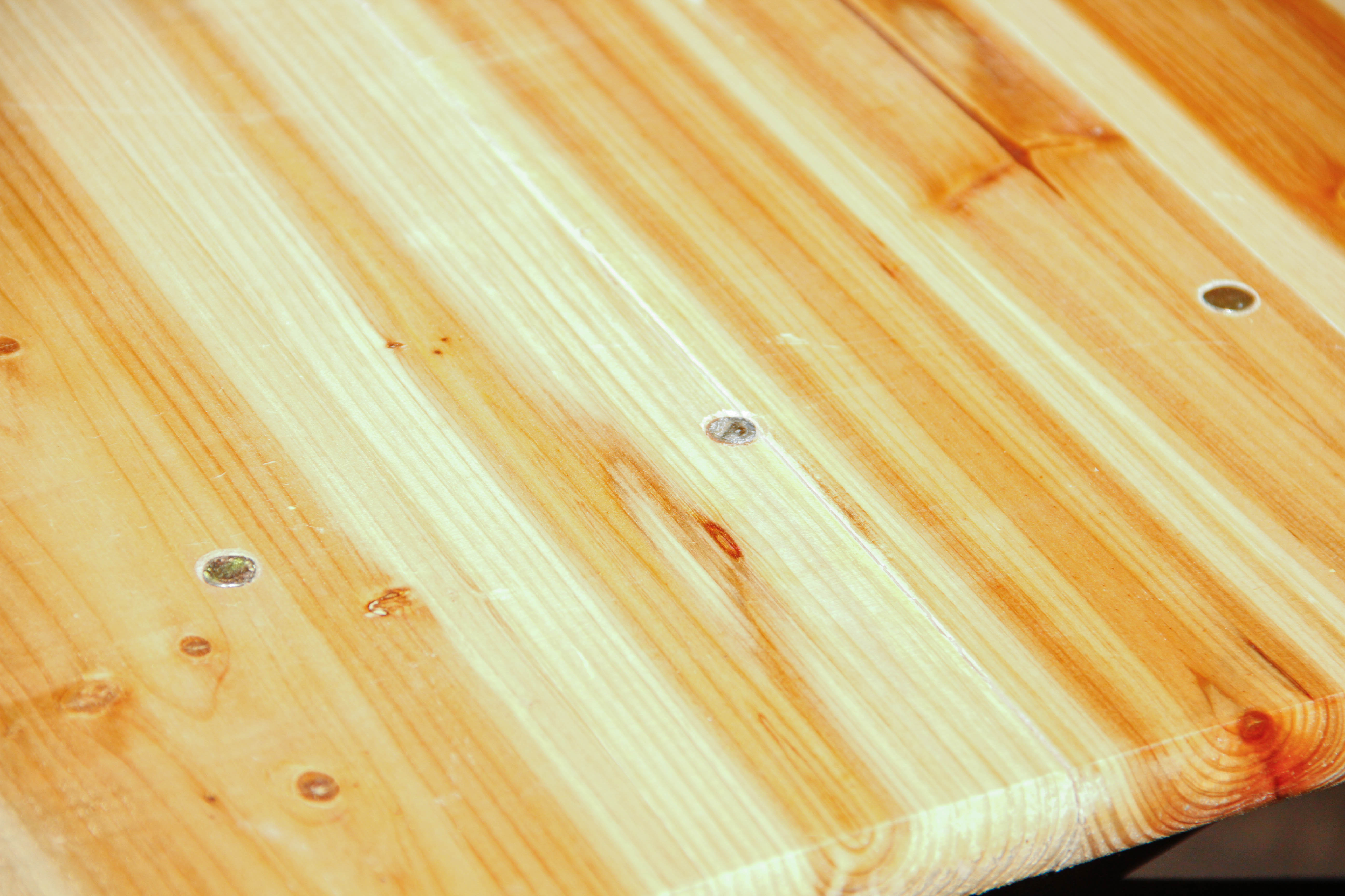 Knotty Pine Folding Picnic Table and Benches