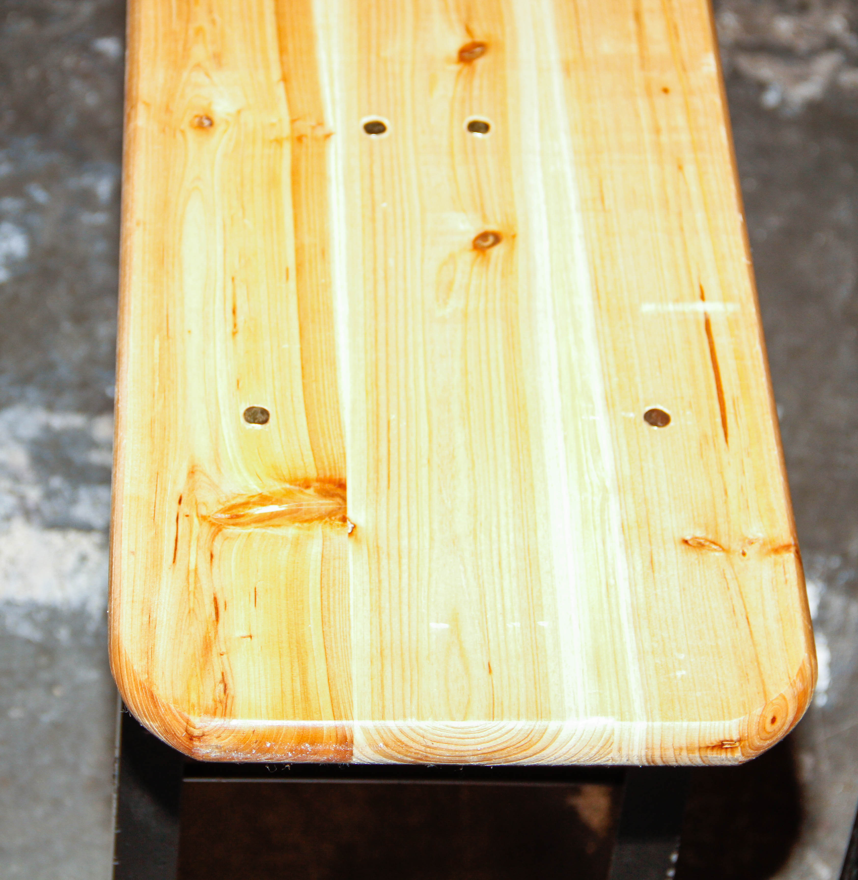Knotty Pine Folding Picnic Table and Benches