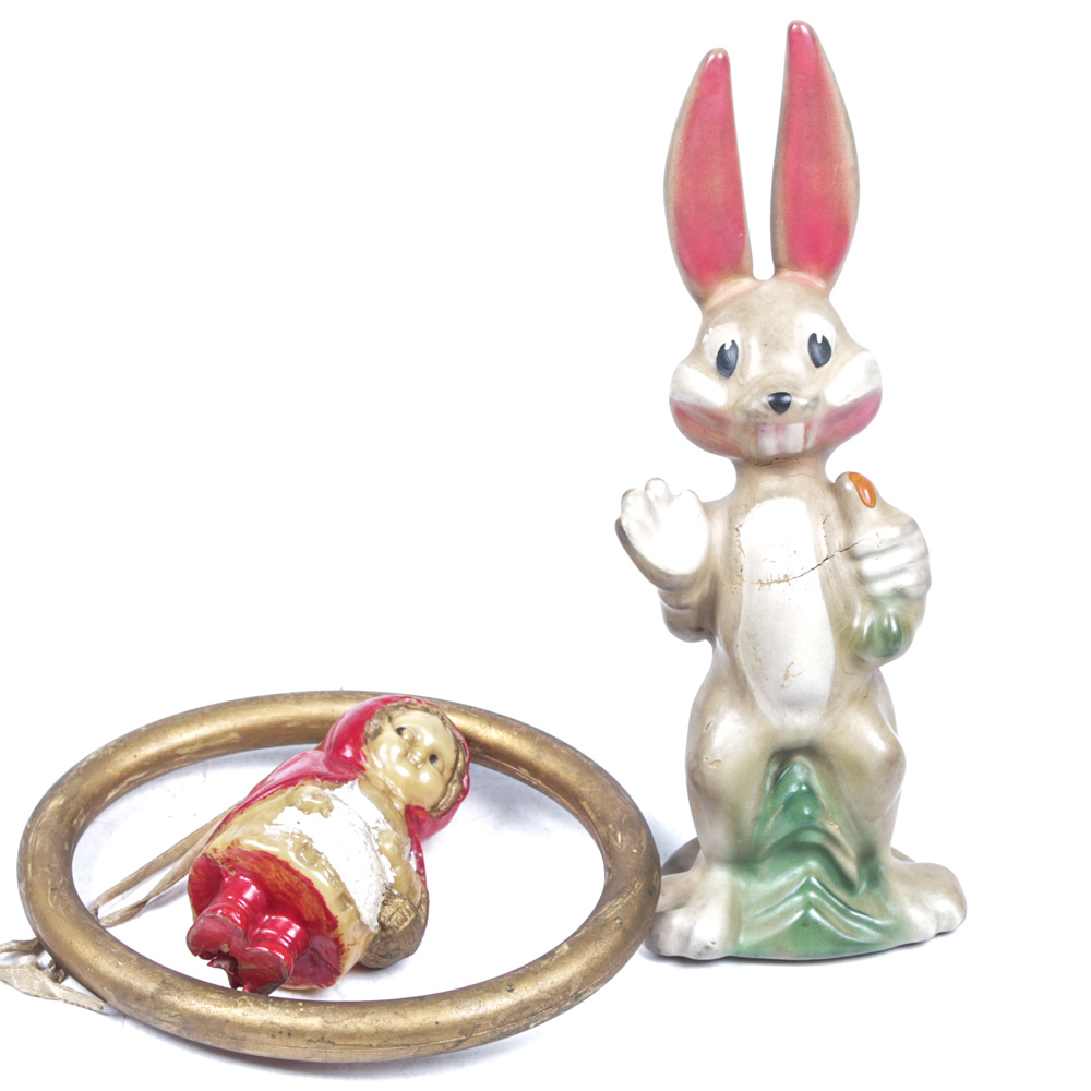 Vintage Bugs Bunny and Red Riding Hood