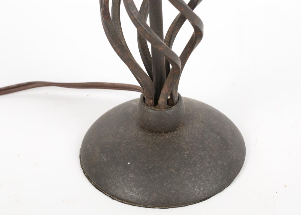 Black Iron Table Lamps