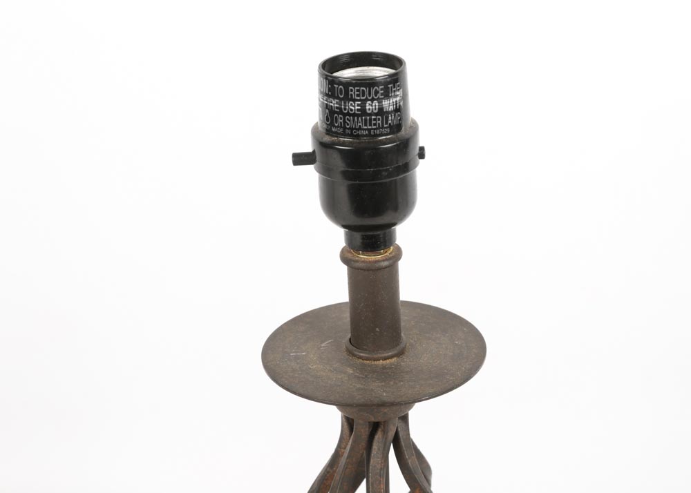 Black Iron Table Lamps