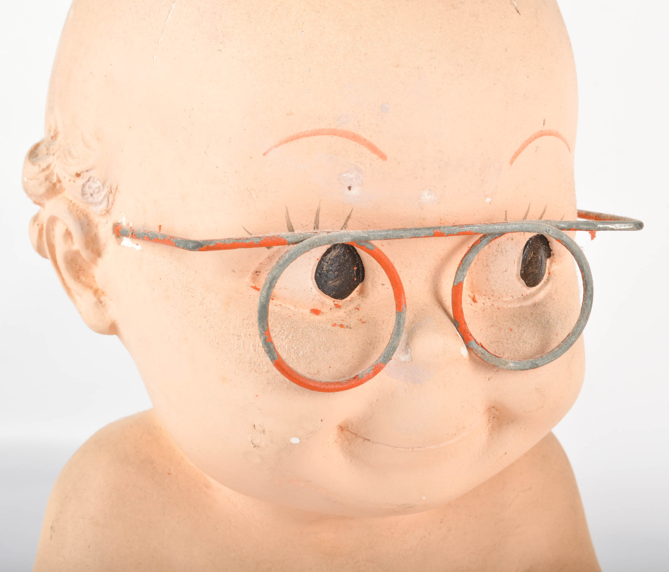 Two Vintage Chalkware Kewpies