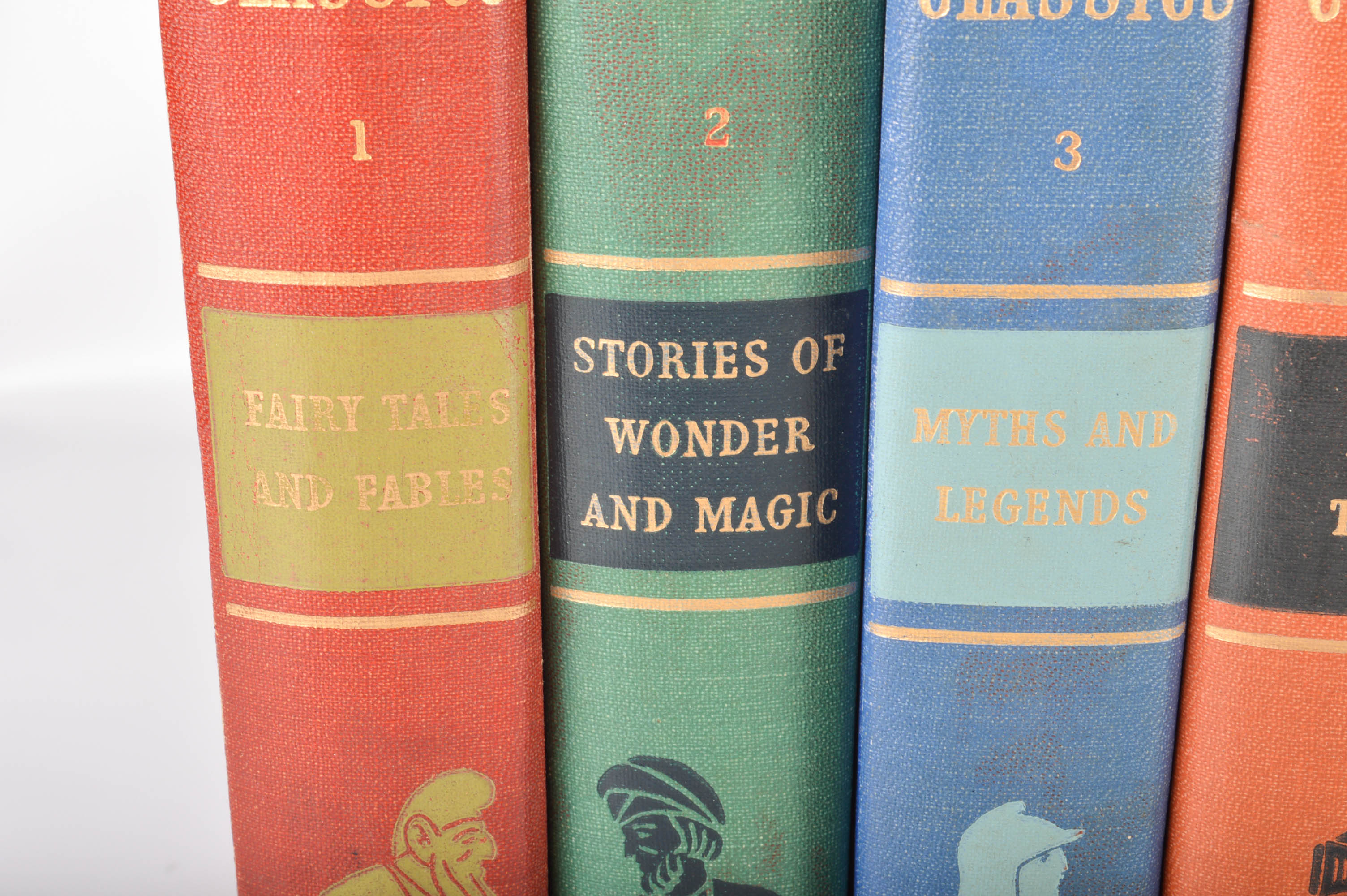 Twelve Volume Set of "The New Junior Classics" Ca. 1949