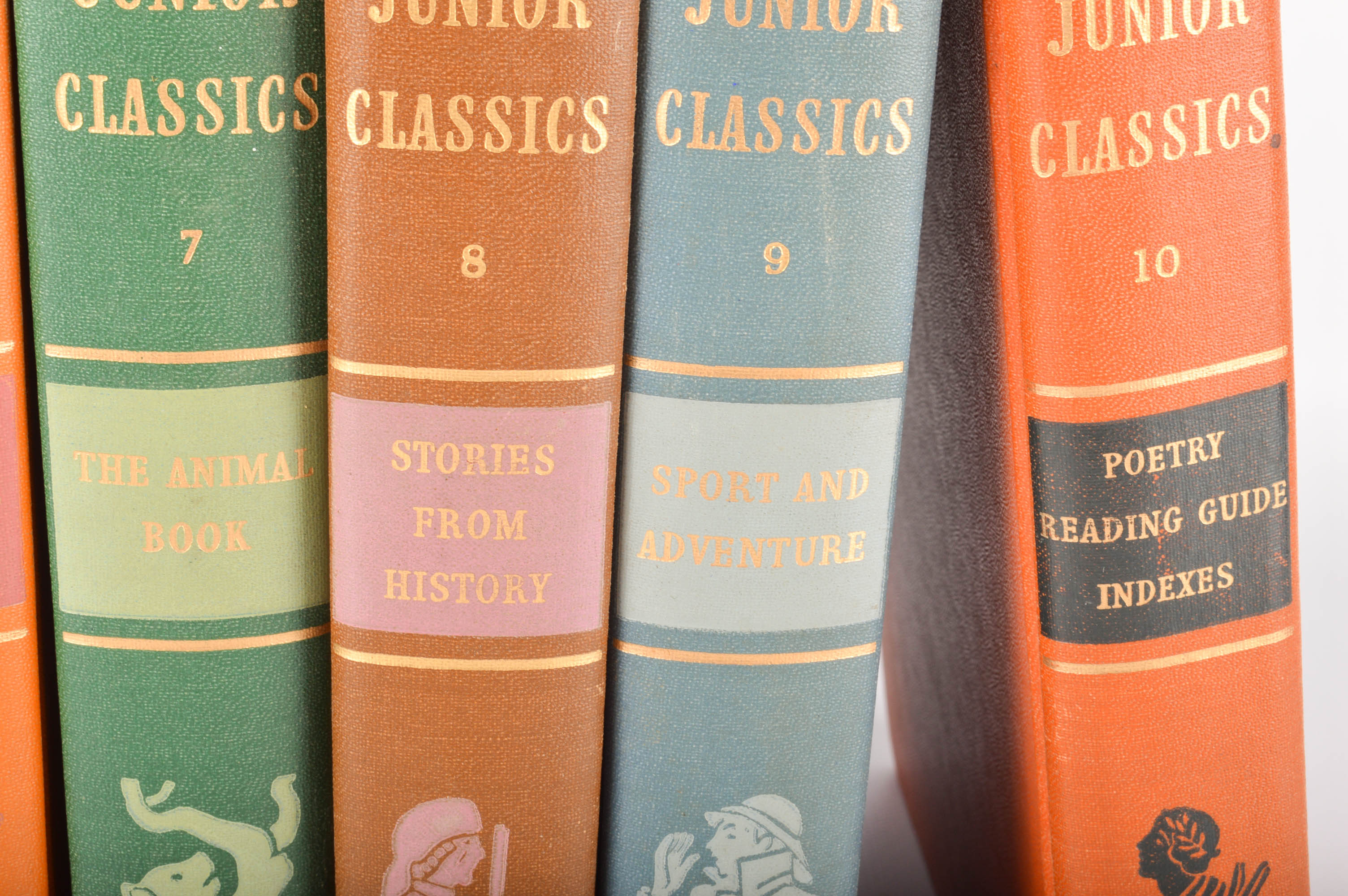 Twelve Volume Set of "The New Junior Classics" Ca. 1949
