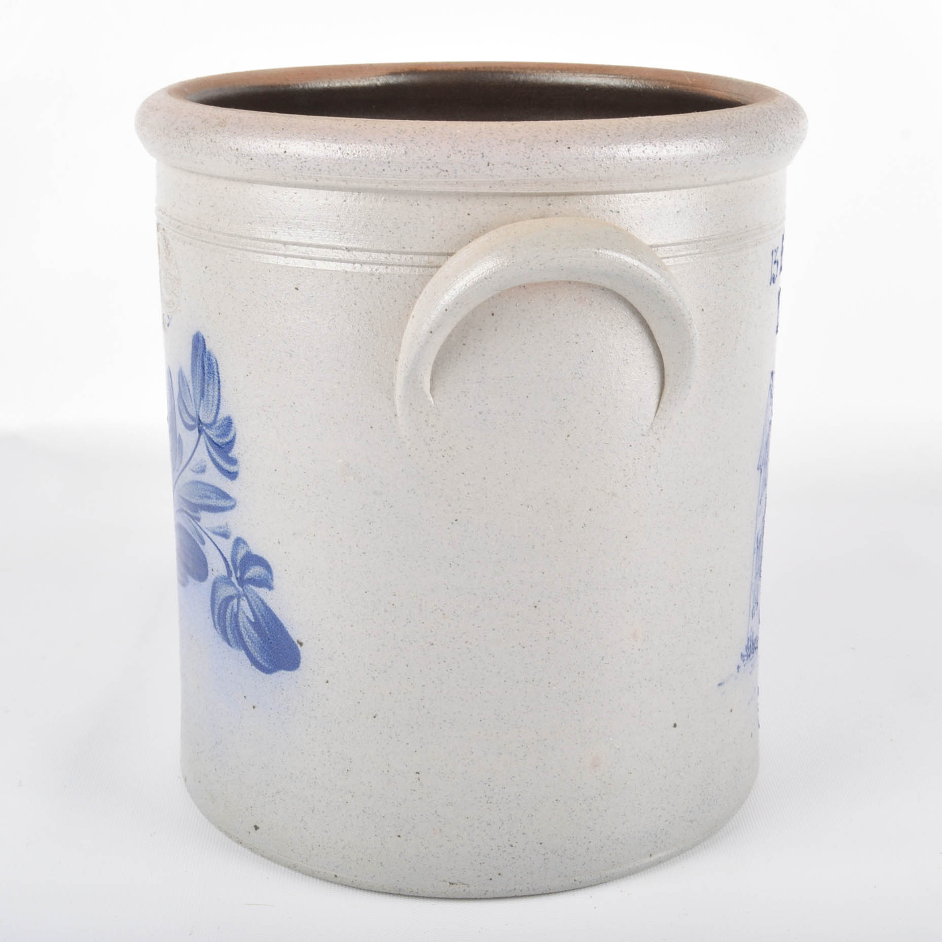 Rockdale Stoneware Crock With Ft. Thomas Kentucky Design