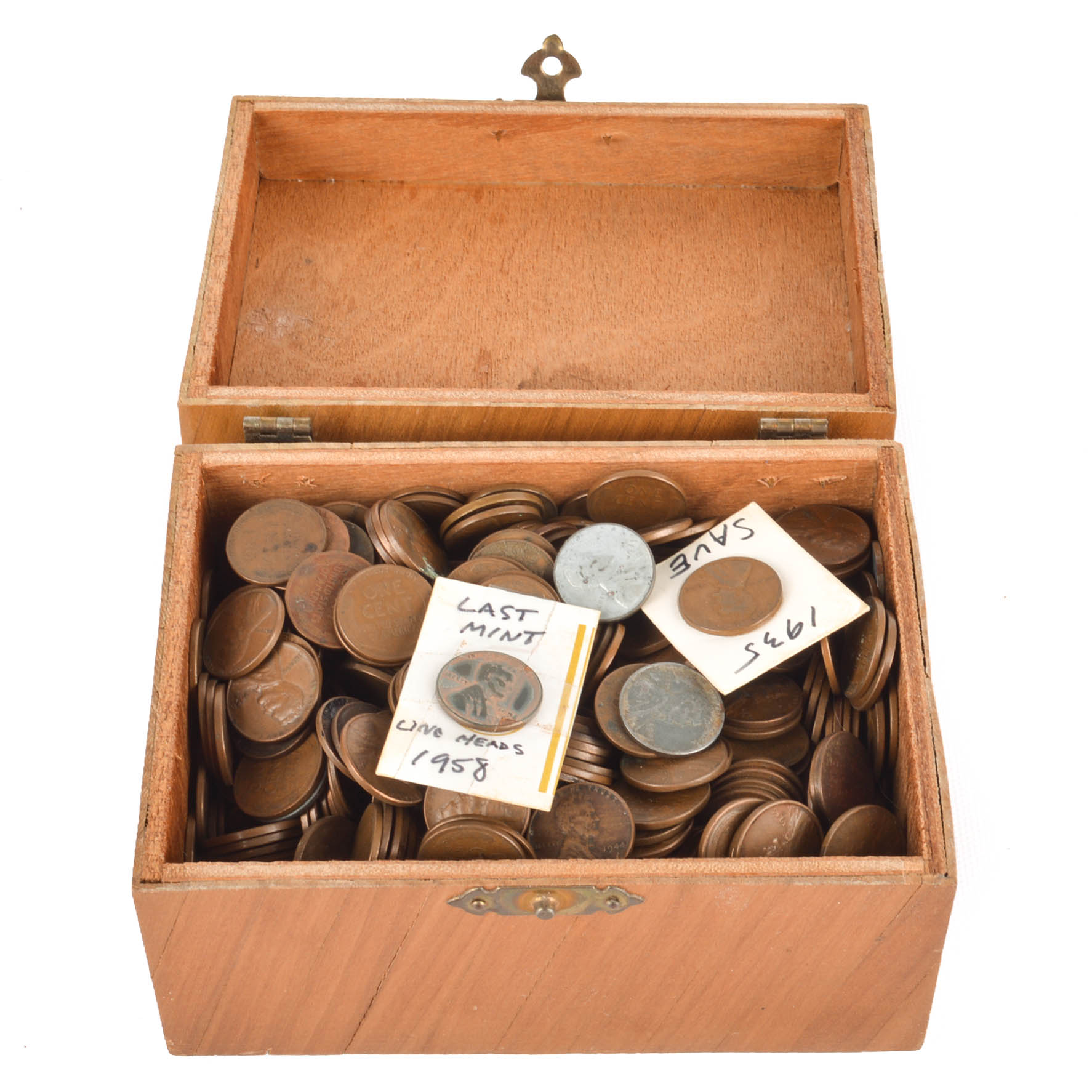 Collection of Lincoln Head Cent Wheat Pennies