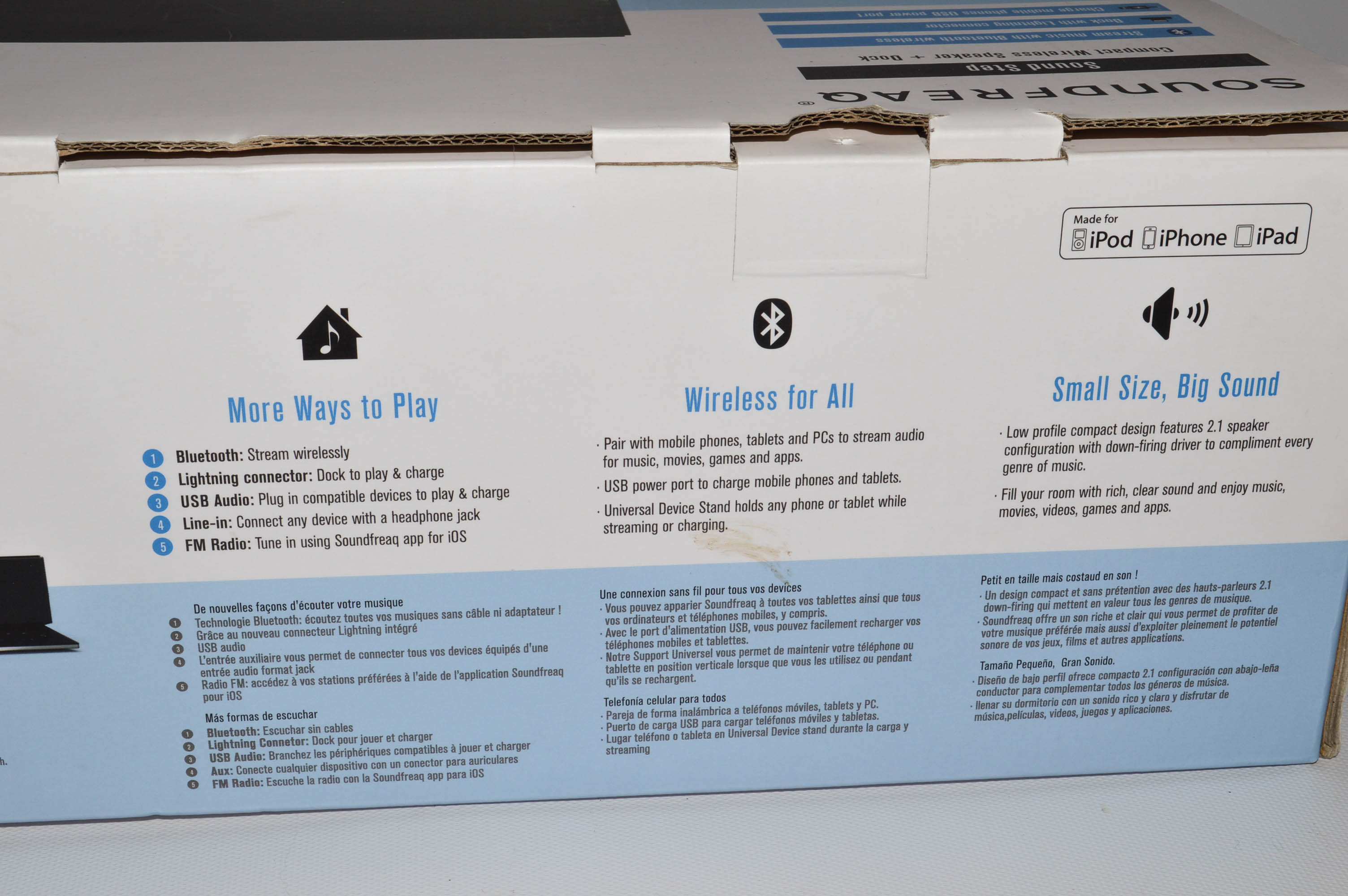 Soundfreaq Sound Step Compact Wireless Speaker and Dock