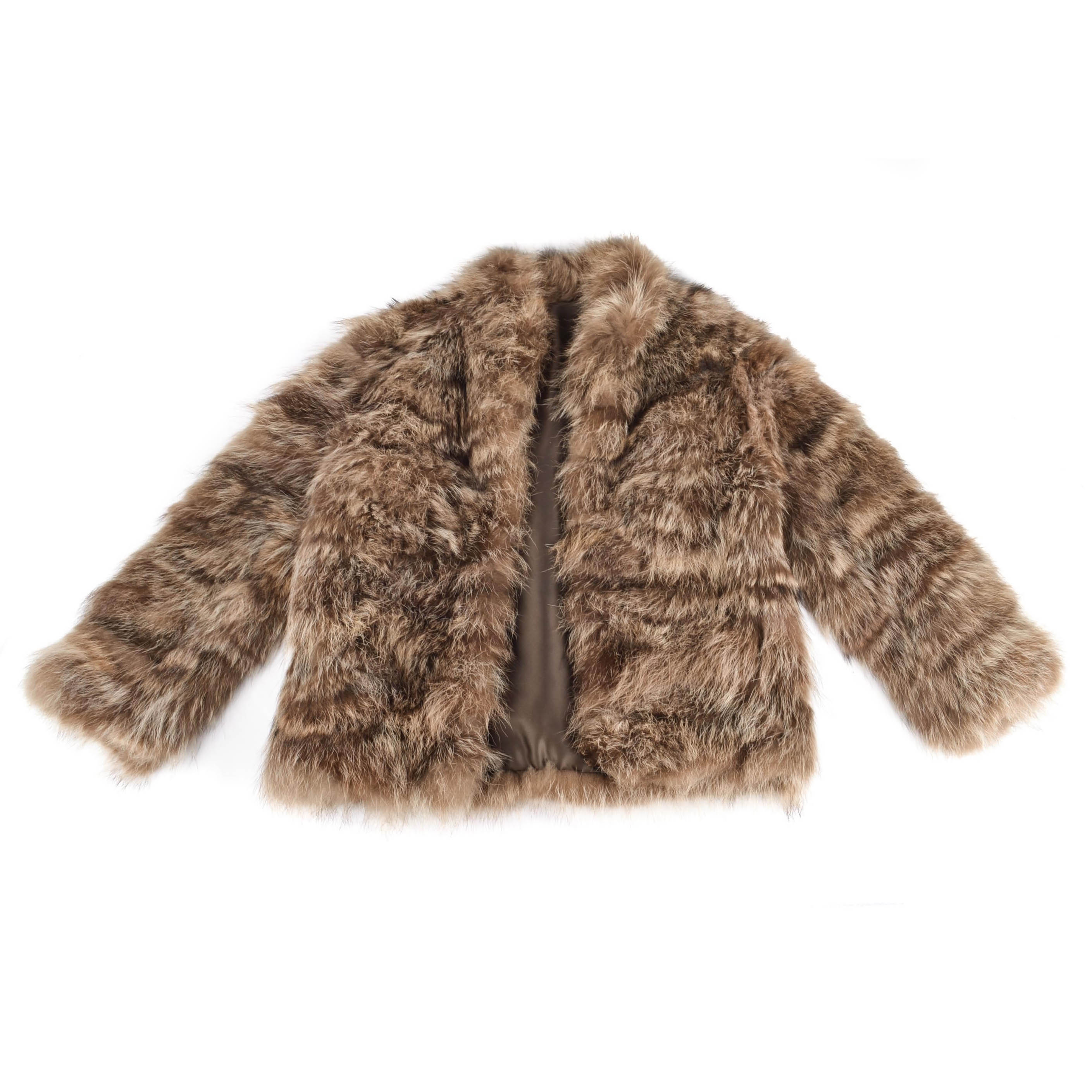 Women's Raccoon Fur Jacket