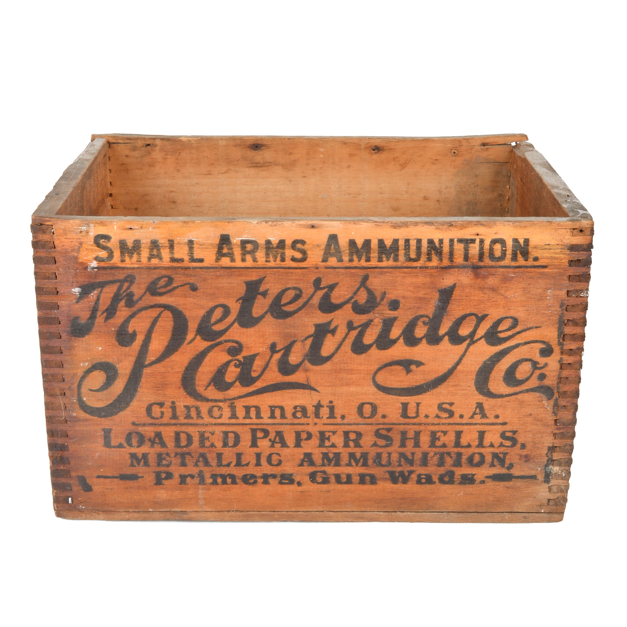 Vintage Peters Cartridge Company Ammunition Crate