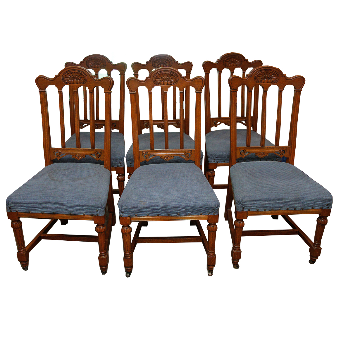 Vintage Provincial Style Dining Side Chairs