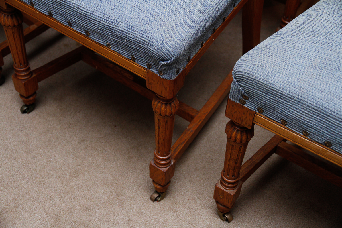 Vintage Provincial Style Dining Side Chairs
