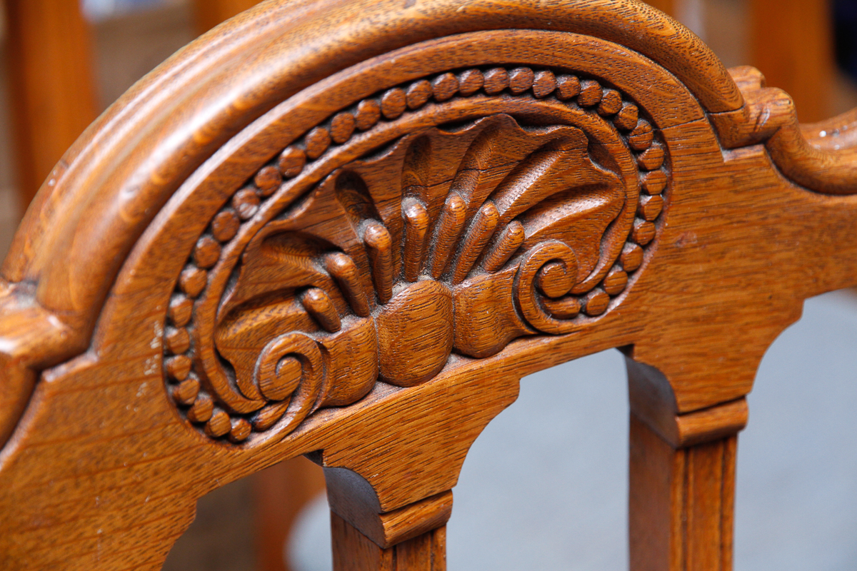 Vintage Provincial Style Dining Side Chairs