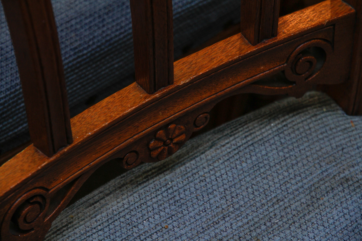 Vintage Provincial Style Dining Side Chairs