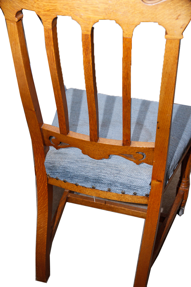 Vintage Provincial Style Dining Side Chairs