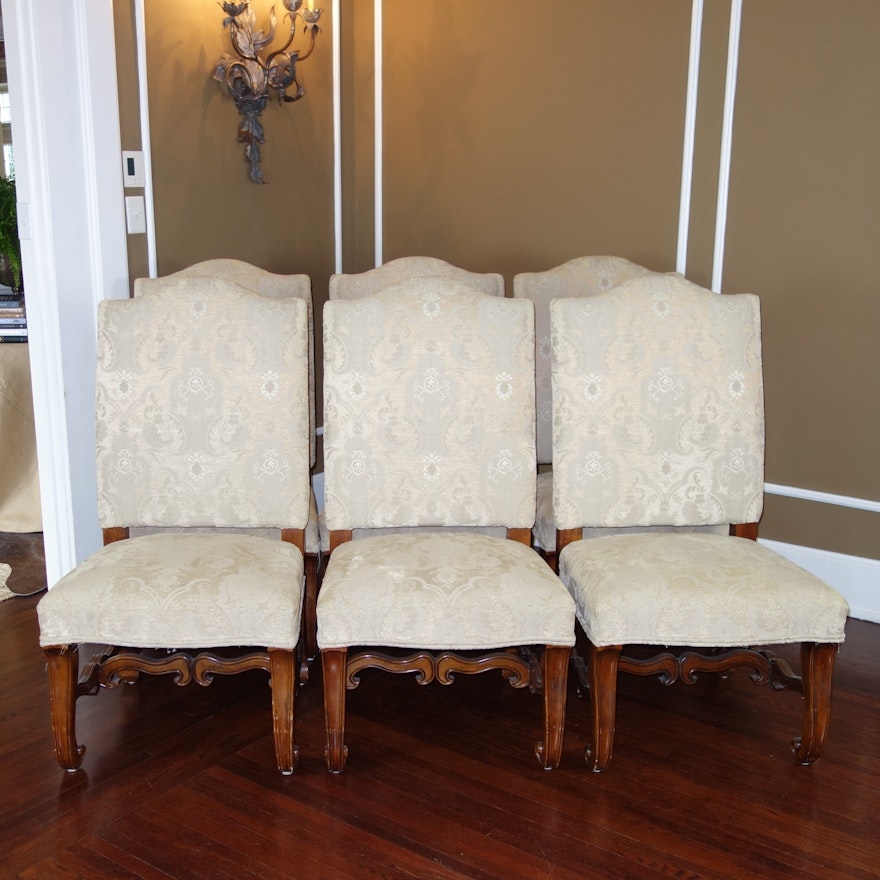Six French Style Dining Side Chairs by Touchstone Collections