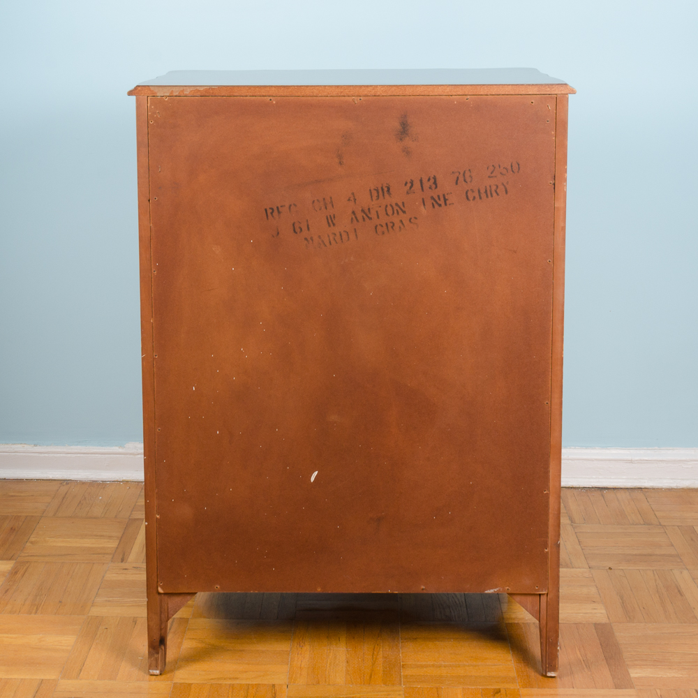 French Provincial Style Tall Chest of Drawers by Bassett Furniture