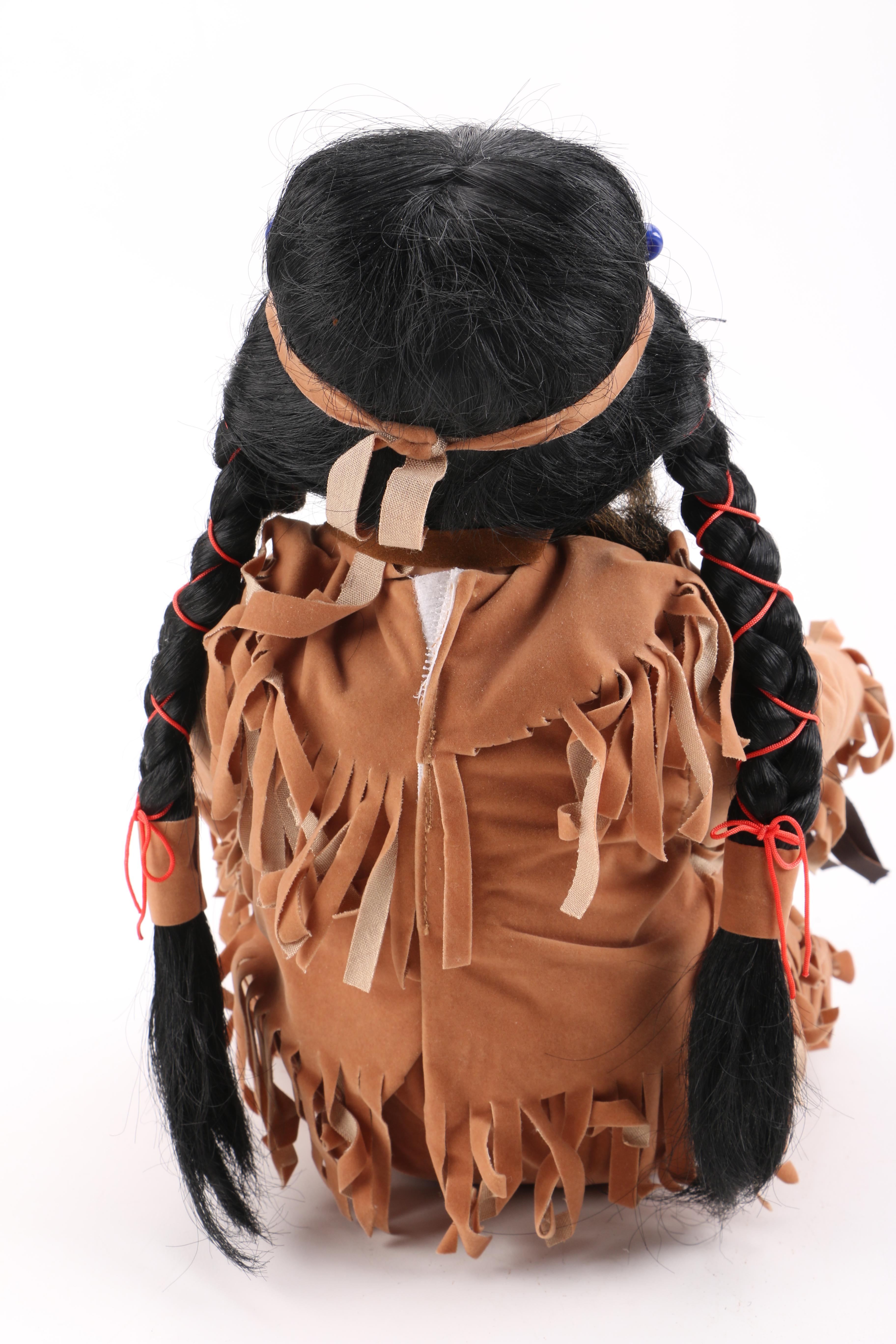 Three Native American Dolls by Perillo from The Danbury Mint