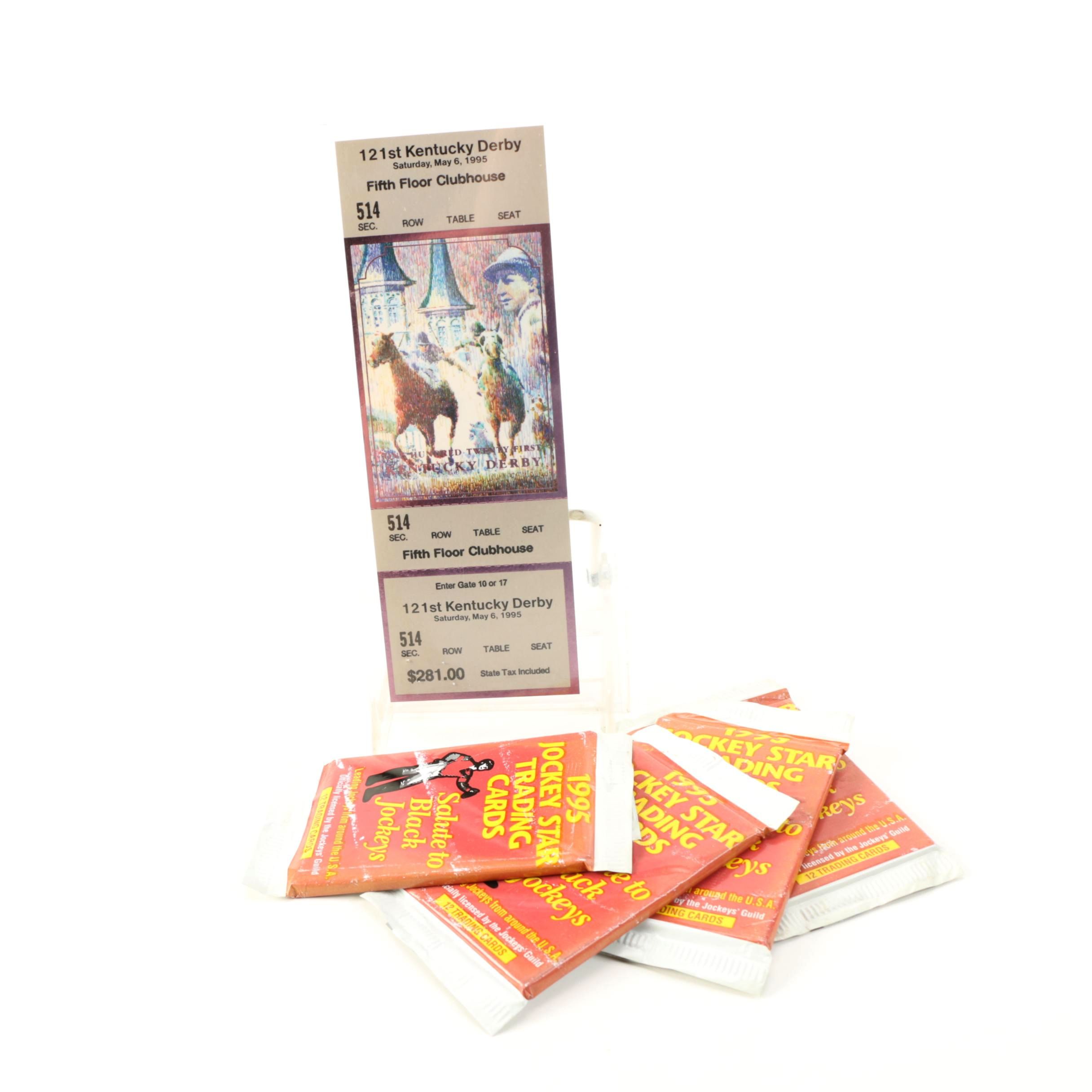 Collection of Sealed 1995 JockeyStar Trading Card Packs