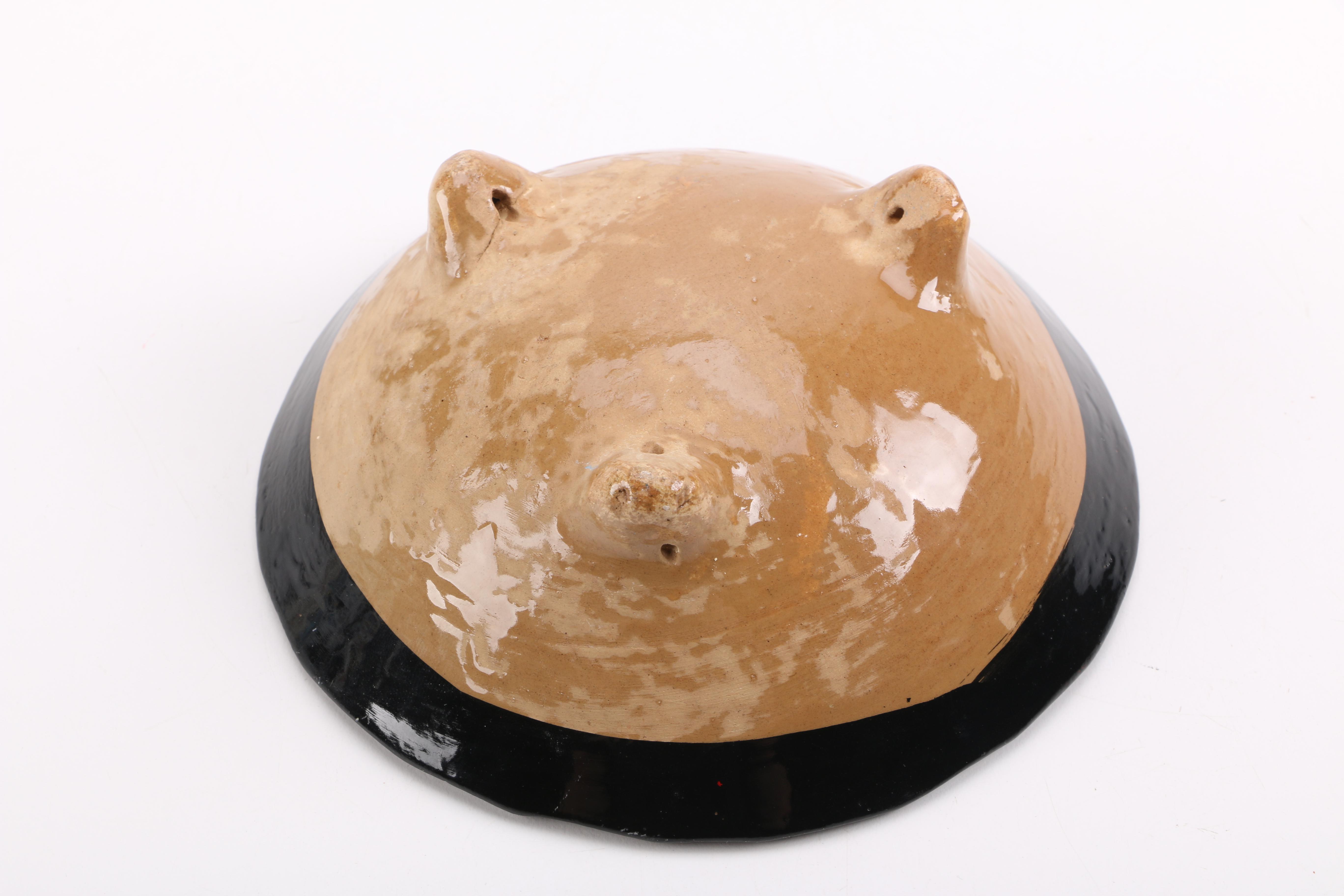 Black Pitcher and Footed Bowls