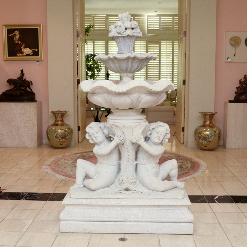 Tiered Stone Fountain