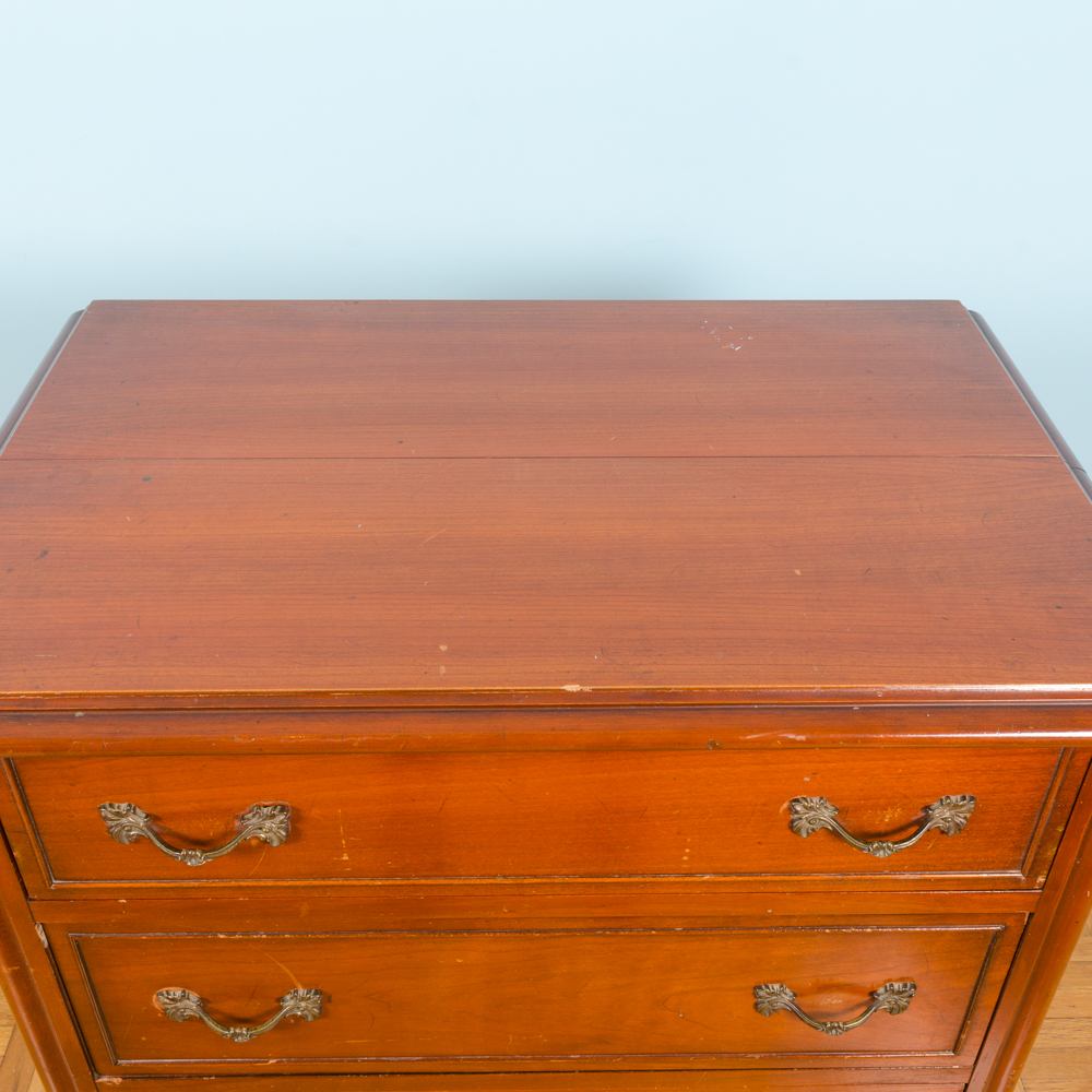 Provincial Louis XV Inspired "Touraine" Secretary by Drexel