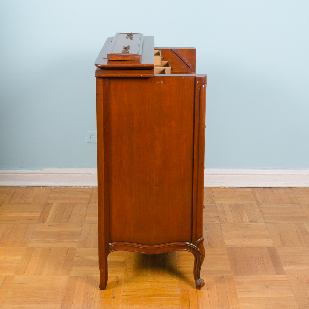 Provincial Louis XV Inspired "Touraine" Secretary by Drexel