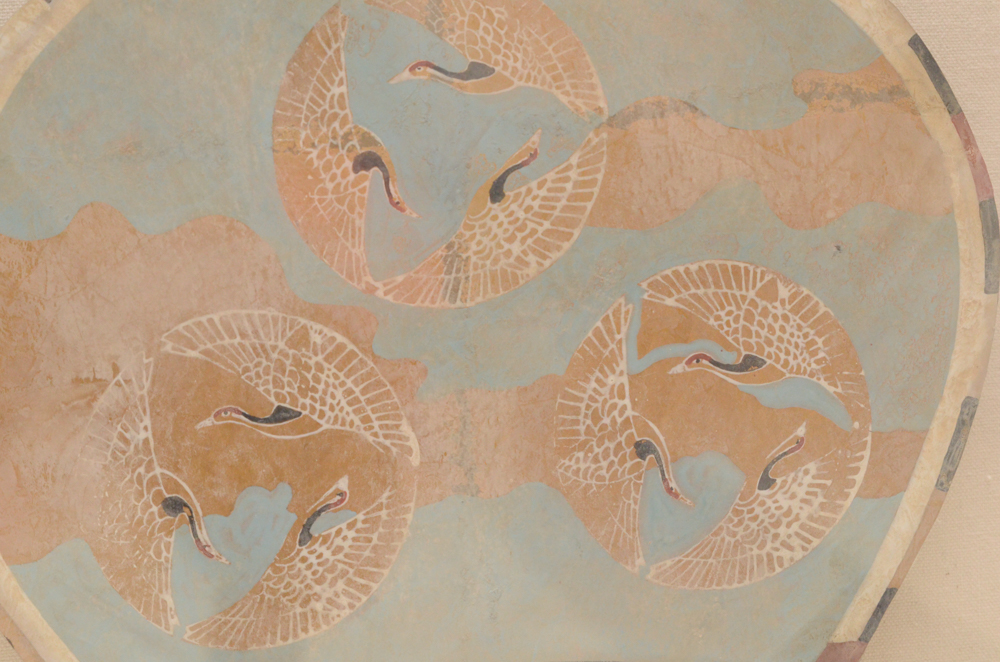 Japanese Hand Fans In Display Case