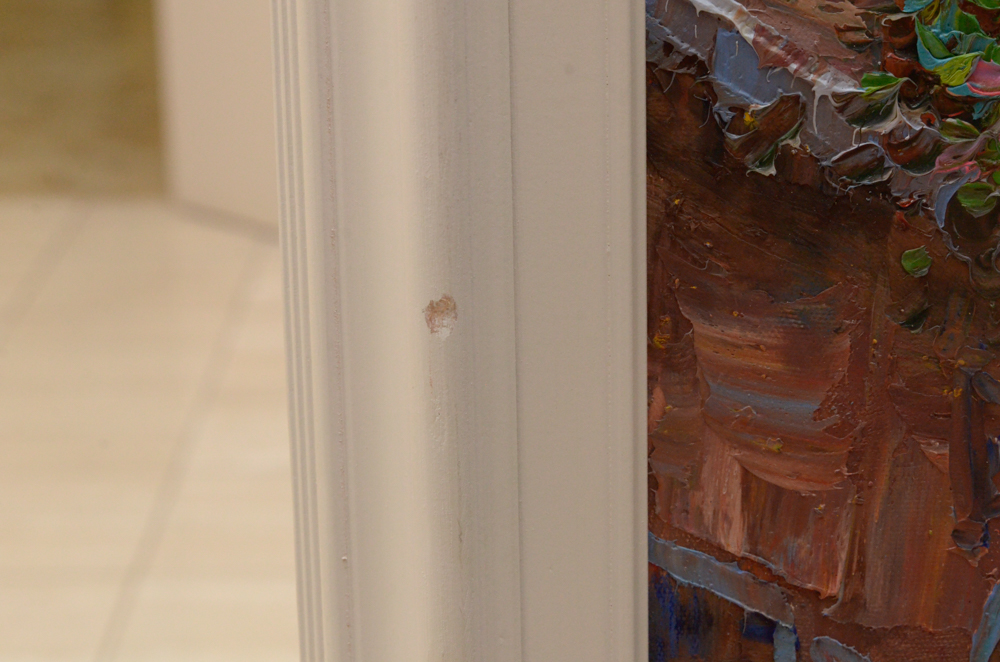 Oil Painting on Canvas of a Venetian Canal